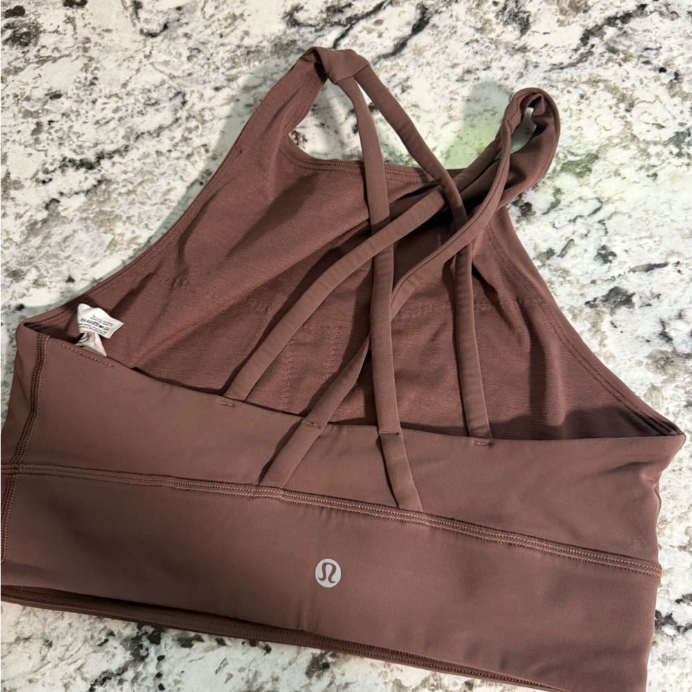 lululemon athletica Brown Strappy Top
